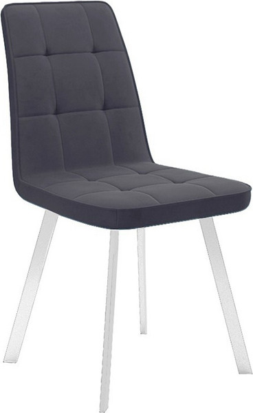 Изображение товара Стул ТриЯ Рони (белый муар/микровелюр Brendy Graphite)