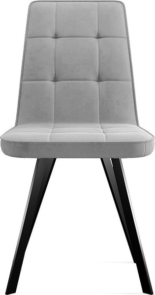 Изображение товара Стул ТриЯ Рони (черный муар/микровелюр Brendy Grey)