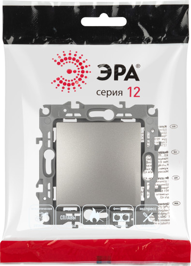 Изображение товара Выключатель ЭРА 12-1103-16 / Б0065720 (титан)