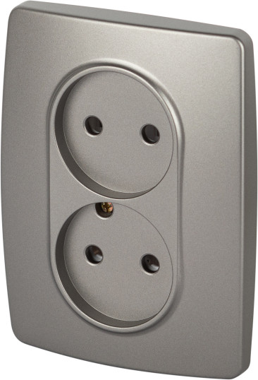 Изображение товара Розетка ЭРА 12-2107-16 / Б0065644 (титан)