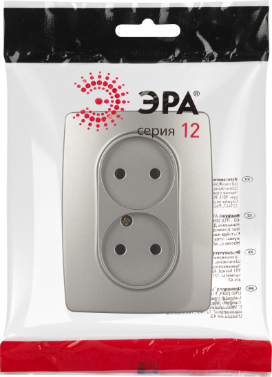 Изображение товара Розетка ЭРА 12-2107-16 / Б0065644 (титан)