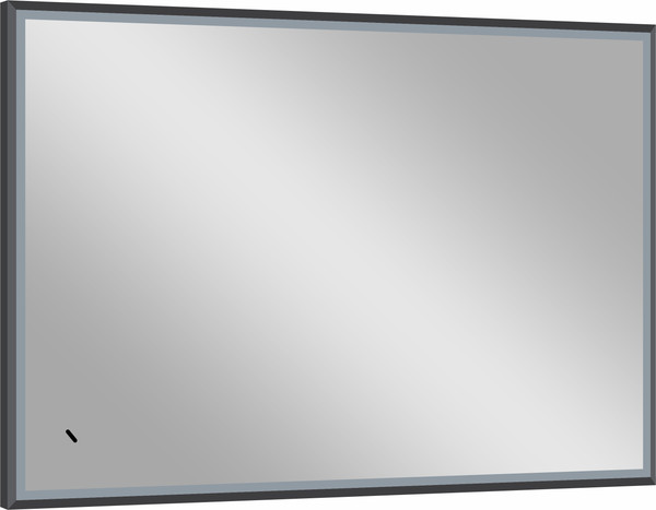 Изображение товара Зеркало Континент Stage Grey Led 100х70 (с реверсивным креплением, бесконтактным сенсором)