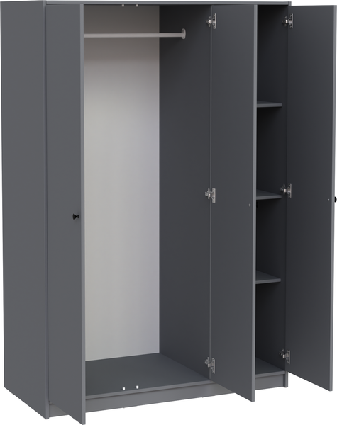 Изображение товара Шкаф Mio Tesoro Мини 3 двери 2.07.01.040.4 (серый)