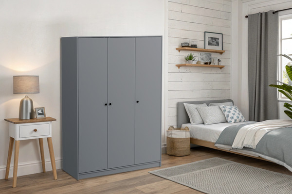 Изображение товара Шкаф Mio Tesoro Мини 3 двери 2.07.01.040.4 (серый)