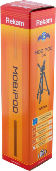 Изображение товара Штатив Rekam Mobipod / E-110 (черный)