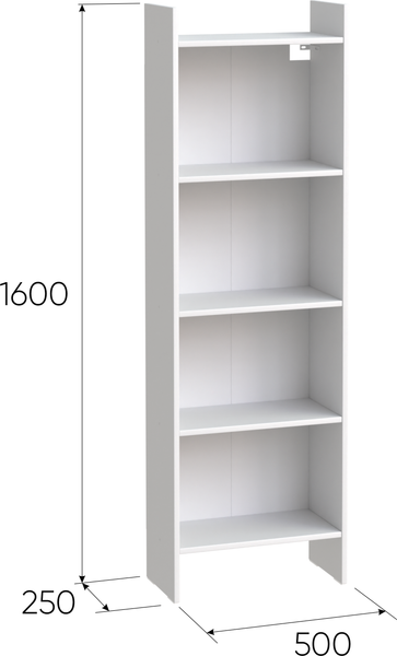 Изображение товара Стеллаж Mio Tesoro Мини 2.07.07.070.4 (серый)