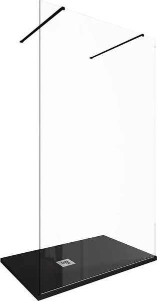 Изображение товара Душевая стенка Allen Brau Infinity 3.21039.BBA / 323831 (черный браш)