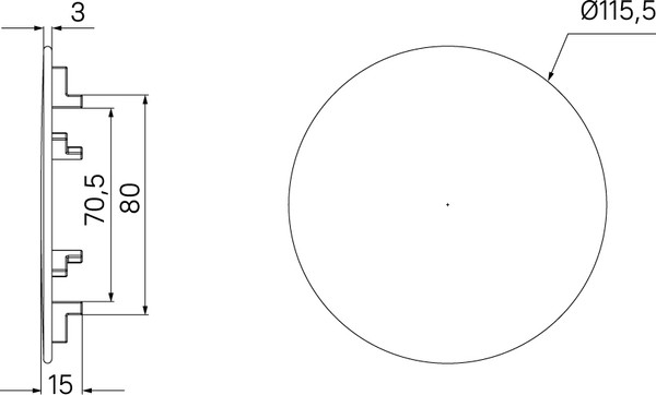 Изображение товара Накладка на сливное отверстие IDDIS Kitchen Line CAPBS00i59