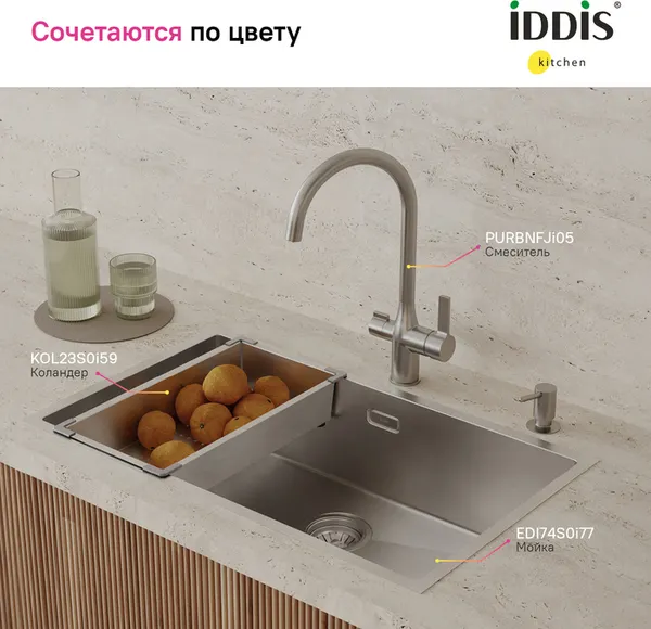 Изображение товара Коландер для мойки IDDIS Kitchen Line KOL23S0i59