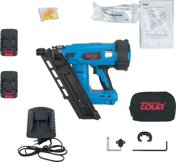 Изображение товара Аккумуляторный гвоздезабиватель Toua DCFN3490