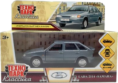 Изображение товара Автомобиль игрушечный Технопарк Lada -2114 Samara / 2114-12-GY