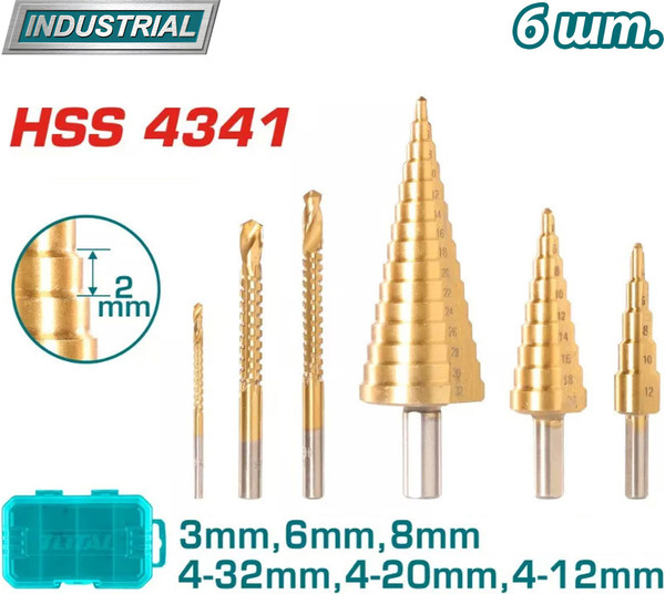 Изображение товара Набор сверл TOTAL TACSD2061 (6шт)