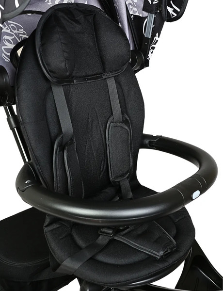 Изображение товара Трехколесный велосипед с ручкой CosmoRide LX-01ED (черный)