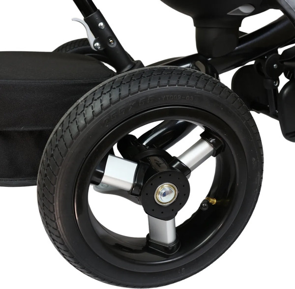 Изображение товара Трехколесный велосипед с ручкой CosmoRide LX-01ED (черный)