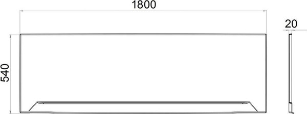 Изображение товара Экран для ванны Triton Экран Прага/Токио 180