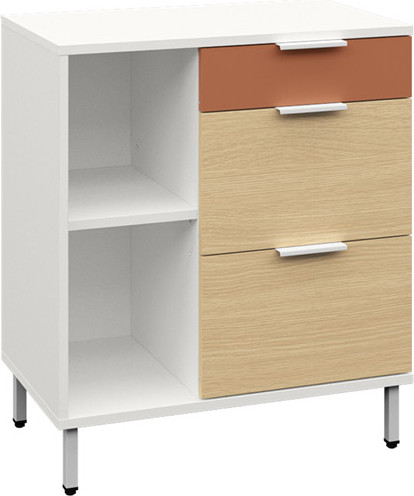 Изображение товара Тумба Mobi Марвэл 16.160 (белый PE шагрень/плэйн/безмолвная пустыня К514 SU)