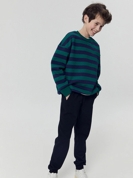 Изображение товара Свитшот детский Mark Formelle 123437/1 (р.104-56, сине-зеленая полоска)