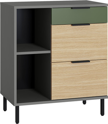 Изображение товара Тумба Mobi Марвэл 16.160 (темно-серый U2601/плэйн/дымчатый зеленый K521)