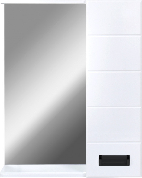 Изображение товара Шкаф с зеркалом для ванной Doratiz Вальс 60 R / 2711.153 (белый, с подсветкой)