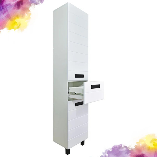 Изображение товара Шкаф-пенал для ванной Doratiz Вальс 40 R / 2712.397 (напольный, белый)