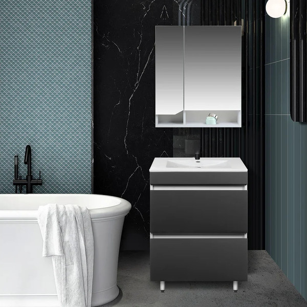 Изображение товара Шкаф с зеркалом для ванной Toppus Velvet 60 / 2912.002