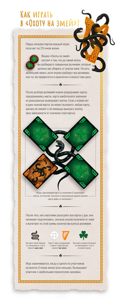 Изображение товара Настольная игра 4Games Охота на змей / 4G-020