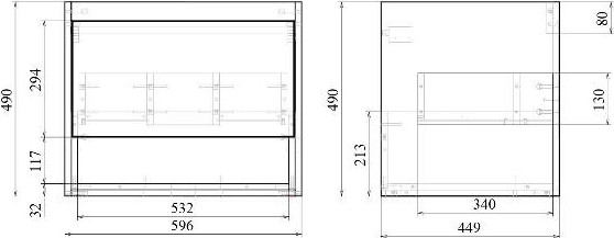 Изображение товара Тумба под умывальник Toppus Batiste 60 / 9711.023