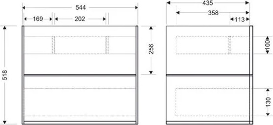 Изображение товара Тумба под умывальник Toppus Silk 60 / 9711.001 