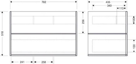 Изображение товара Тумба под умывальник Toppus Silk 80 / 9711.002