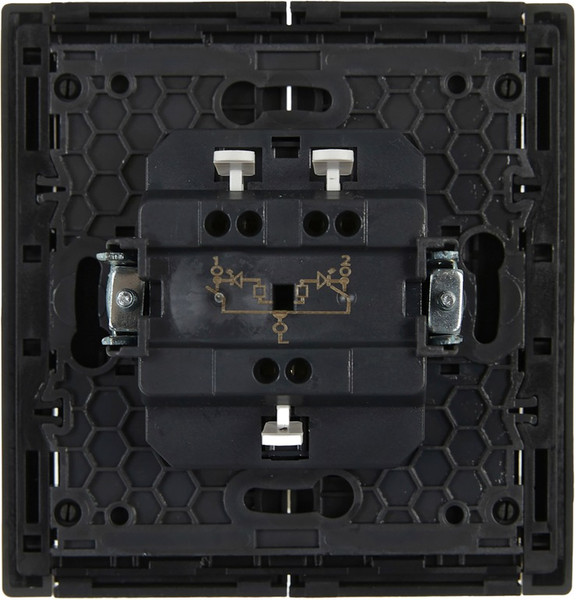 Изображение товара Выключатель IEK Forte&Piano FP-V20-1-10-1-K03 (серый)