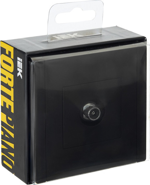 Изображение товара Розетка IEK Forte&Piano FP-A10-O-K02 (черный)