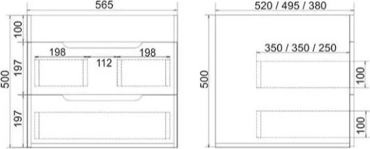 Изображение товара Тумба под умывальник Toppus Satin 60 / 9711.004 