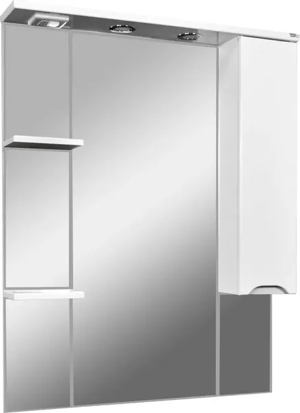 Изображение товара Шкаф с зеркалом для ванной Toppus Satin 80 / 2911.013