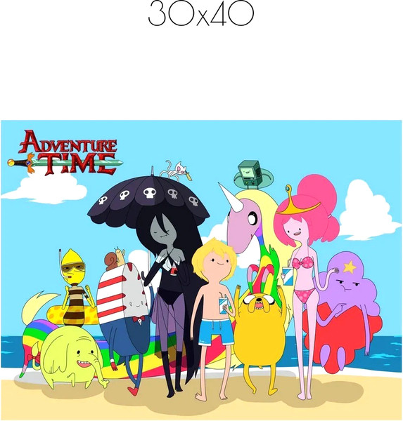 Изображение товара Постер Citydecor Время приключений 3 (30x40)