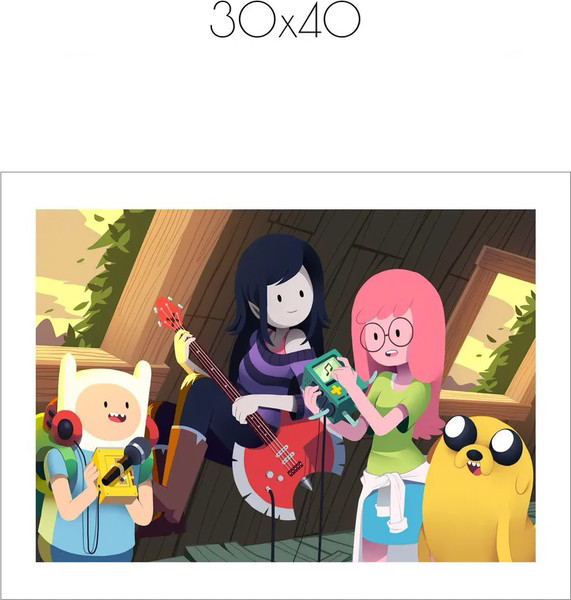 Изображение товара Постер Citydecor Время приключений 6 (30x40)