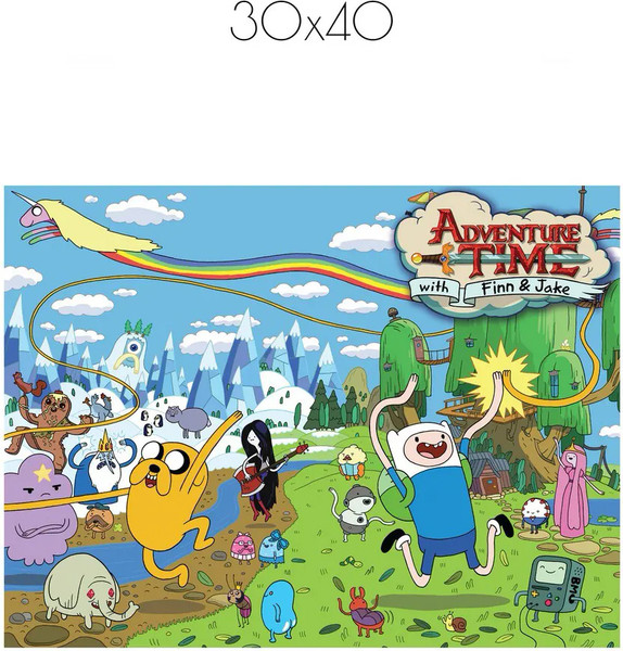 Изображение товара Постер Citydecor Время приключений 9 (30x40)