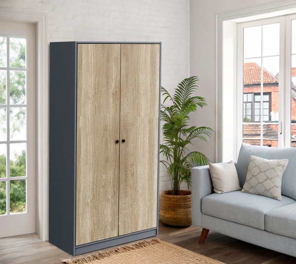 Изображение товара Шкаф Mio Tesoro Мини 2 двери 2.07.01.030.13 (серый/сонома)