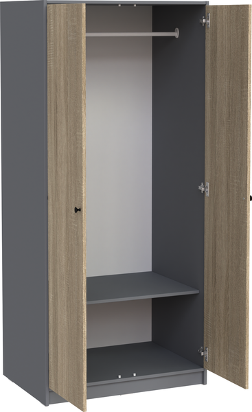 Изображение товара Шкаф Mio Tesoro Мини 2 двери 2.07.01.030.13 (серый/сонома)