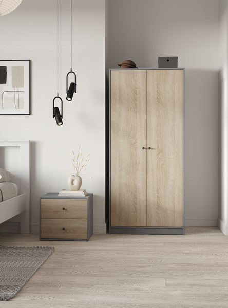 Изображение товара Шкаф Mio Tesoro Мини 2 двери 2.07.01.030.13 (серый/сонома)