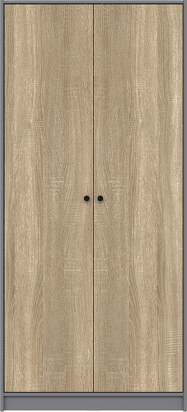 Изображение товара Шкаф Mio Tesoro Мини 2 двери 2.07.01.030.13 (серый/сонома)