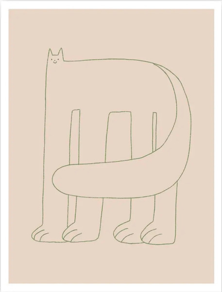 Изображение товара Постер Citydecor Большой кот 3 (30x40)