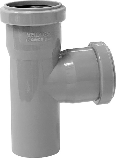 Изображение товара Тройник внутренней канализации Valfex 87.5 50-50 (170) / 24050050