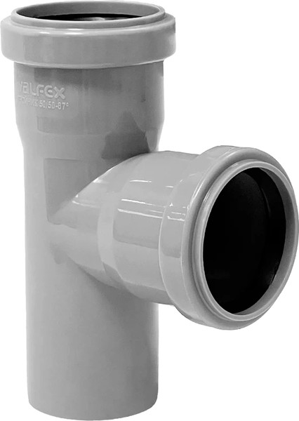 Изображение товара Тройник внутренней канализации Valfex 87.5 50-50 (170) / 24050050
