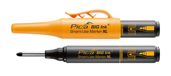 Изображение товара Маркер строительный Pica Для глубоких отверстий Big Ink Smart-Use XL / 170/46/SB (черный)