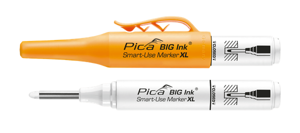 Изображение товара Маркер строительный Pica Для глубоких отверстий Big Ink Smart-Use XL / 170/52/SB (белый)