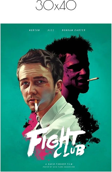 Изображение товара Постер Citydecor Бойцовский клуб 4 (30x40)