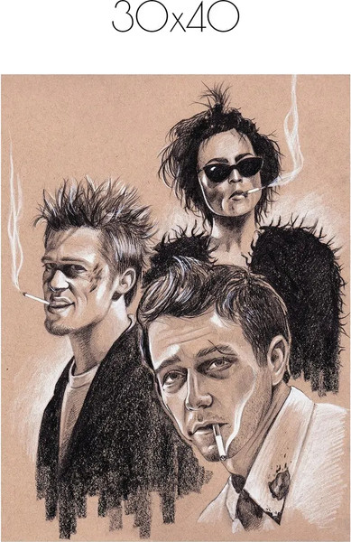 Изображение товара Постер Citydecor Бойцовский клуб 8 (30x40)