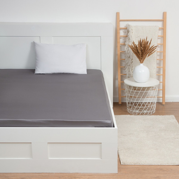 Изображение товара Простыня Этель Grey sky на резинке / 9144568