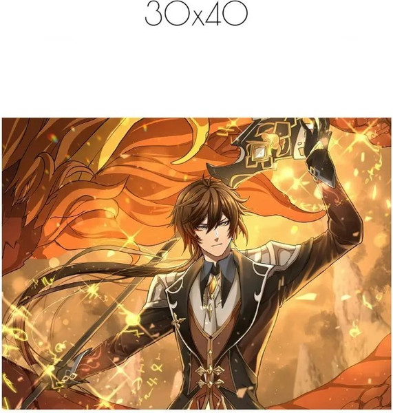 Изображение товара Постер Citydecor Genshin 16 (30x40)