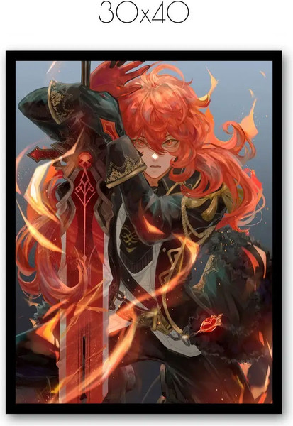 Изображение товара Постер Citydecor Genshin 17 (30x40)